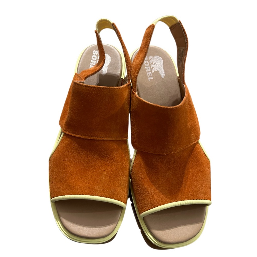Sorel Women's Joanie™ Ill Slingback Wedge Sandal Size 8.5 Orange - Picture 3 of 7